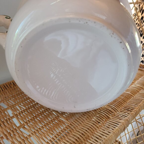 Great Northern Rare ANTIQUE VINTAGE Chamber Po White W/ Green Lettering 1930's - Picture 7 of 7